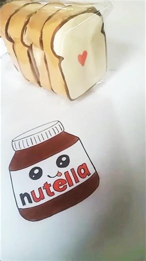 Turning Nutella into a cute character | Watch till the end!🍫✨ #kawaii #shorts #viral