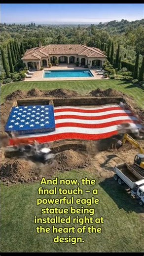 I made a swimming pool in My Backyard #foryou #eua #pool