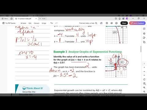 Exponential Functions Section 7.1 notes