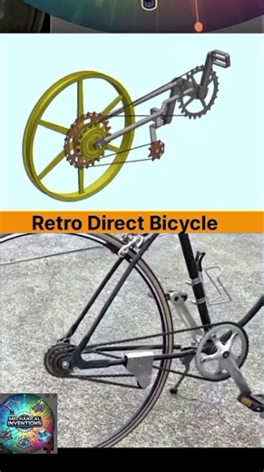 Pedaling Backwards to Go Forwards? 🤯 The Genius of Retro Direct Bicycle!