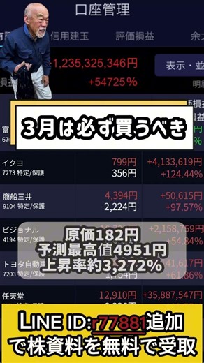 一度しか言いません#日本株 #株初心者 #株式投資 #投資の勉強 #資産運用 #お金の勉強 #資産形成 #配当金活 #株主優待 #長期投資 #日本株投資 #youtubeshorts