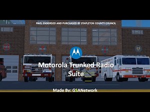 Roblox Motorola Trunked Radio Suite Trailer (By GSANetwork)