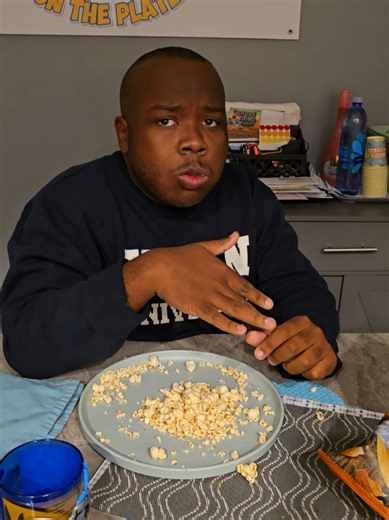 The biggest plate in the house and Darius still won’t let it chill #letitchillontheplate #Darius #autism #neurodivergent