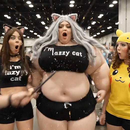 PlushPix on DeviantArt on Instagram: "✨ Want to see more? DeviantArt link in bio. POV: You’re the wizard who doesn’t bother with feeding. You go straight to fattening them for good. 🐰 One flick of your wand, one whispered spell, and she’s gone, swallowed up by plush, oversized curves made for indulgence and excess. And the best part? There’s no undoing it. 🔒 The smug skeptic, the brat with a sharp tongue, the buttoned-up professional… each one slows, softens, and melts under the weight you’ve 