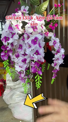 Stunning Display of Artificial Flowers in Market