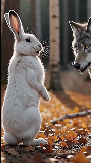 Волк и заяц о физике #ускорнение #сила #ньютон