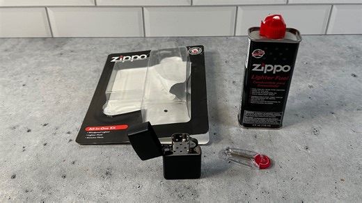 Watch Zippo All-in-One Kit with Matte Black Windproof Lighter on Amazon Live