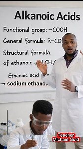 Alkanoic Acids #chemistry #alkanoicacids #aceticacid #teachermichaelgold #teachermichaelgoldbestpostchallenge #science | Teacher Michael Gold