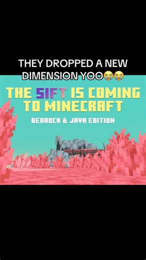 the sift is coming TO MINECRAFT both bedrock and java YES #Minecraft#fyp #viral #minecraftupdate #mc