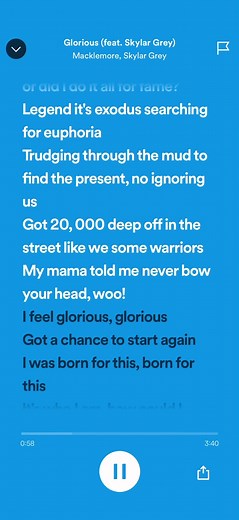 Glorious: The Inspiring Anthem by Macklemore