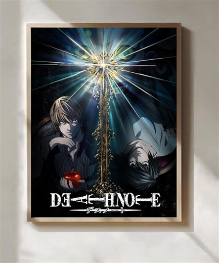 Death Note Poster Light Yagami Anime Cool Wall Art Print - Etsy UK