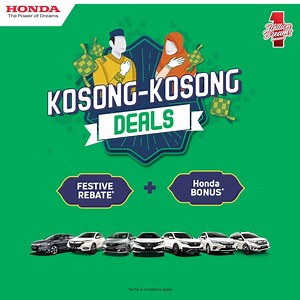 1.5M views · 86 reactions | Honda Malaysia's Kosong-Kosong Deals are here! Purchase a brand new Honda vehicle today and receive rewards worth up to RM5,000*. Find out more from your preferred Honda Authorised Dealer, or visit this link https://www.honda.com.my/happening/33/kosong-kosong-deals *Terms and conditions apply *Offers applicable for selected models & variants, while stocks last | Honda Malaysia | Facebook