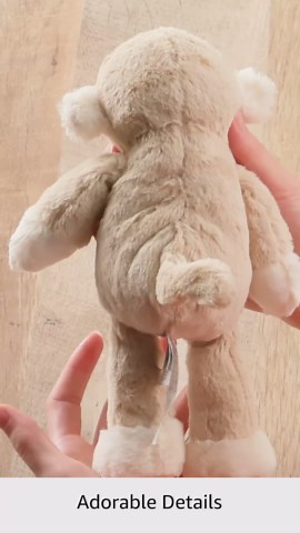 Mary Meyer Stuffed Animal Marshmallow Zoo Plush Soft Toy, 9-Inches, Junior Monkey