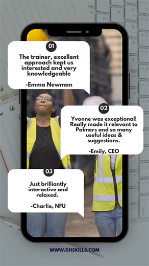 Great managers don’t guess when it comes to safety, they’re trained. 🔒 Our IOSH Managing Safely course gives managers and supervisors the confidence, knowledge, and practical tools to manage health and safety effectively as part of day to day business. 📅 26-28 January 2026 💻 Online via Zoom ⏳ 3 days This internationally recognised certification helps build a stronger safety culture, improve productivity, and enhance your organisation’s reputation across the supply chain. Designed for managers