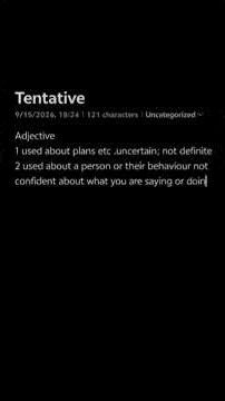 tentative meaning #trending #shorts #english #education