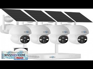 Hiseeu Solar Camera Wireless Outdoor Home Security Camera System 2.4G & 5G Review
