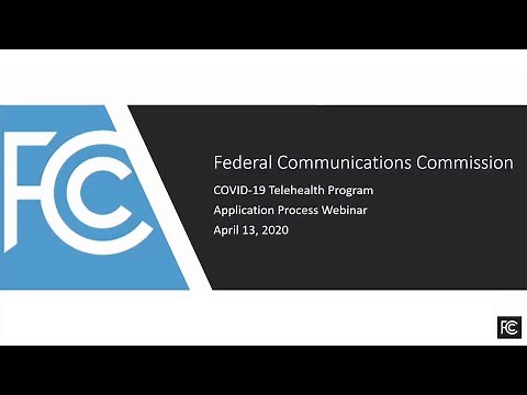 FCC COVID-19 Telehealth Program Application Process