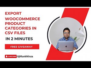 How To Export WordPress WooCommerce Product Categories In CSV Files In 2 Minutes | RankNinza
