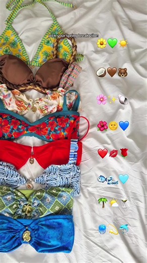 never too early to start planning 🌈🌞 now pick your spring break bikini 👇🏼 #blackboughswim #springbreak #bikinioptions #beachvacation #springbreakszn
