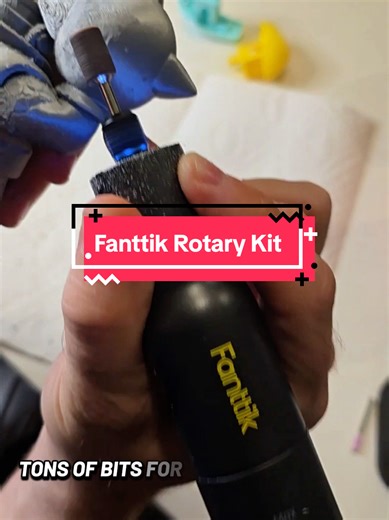 This Fanttik F2 Pro rotary tool is an absolute must-have for touching up 3D prints 😭🛠️ Cordless with 5 speeds up to 25,000 RPM, tons of bits in magnetic storage — perfect for sanding, polishing, and detailing models Long battery life, ergonomic grip — I get pro-level smooth finishes fast without hand fatigue Comment “ROTARY” if your 3D prints need this post-processing beast right now 👇 #tiktokshopholidayhaul #fanttik #rotarytool #3dprinting #diytools