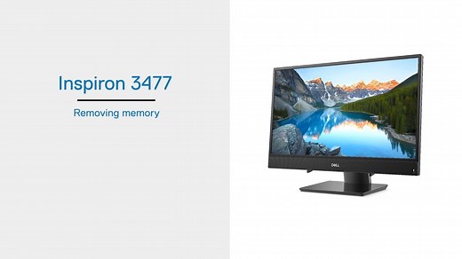 Inspiron 3477 Memory Replacement