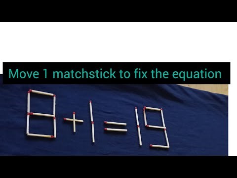 can you fix these equations? Match stick puzzles#brainteaser#brain test