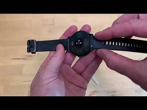 How to change the band on a Garmin watch