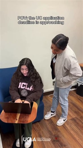 The Center for Community College Partnerships (CCCP) on Instagram: "‼️Reminder: The UC Application is due December 1st‼️ Need support? Our team is here to help you finish strong. 🌟 You’ve got this! 💙💛 #Power2TheTransfer #CCCPUCLA #TransferExcellenceBloomsHere #BridgingDreamsToDegrees #TransferSupport #CommunityCollegeToUCLA #CommunityCollegeToUC #CommunityCollegeToAnywhere #EducationalResources #CommunityCollege #TransferSuccess #UCApplication"