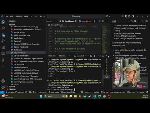31 File Handling and CRUD Ops in Python