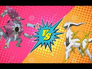 hoopa Unbound vs arceus fight 2019