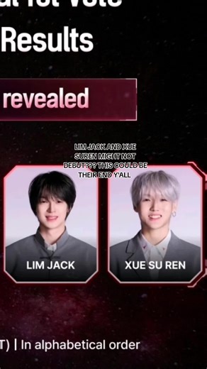 🐰 :: this is their LAST WARNING PPL!! we are running out of time. IF WE DONT START VOTING NOW THEY.ARE.GONE. 💔💔 #planetchomerace#limjack#xuesuren#fyp#xzybca
