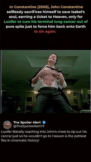 The Pettiest Move in Movie History... #Constantine #KeanuReeves #shorts