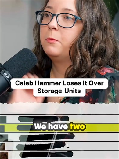 $50 for Two Storage Units? Caleb's Reaction is Priceless! #calebhammer #calebhammerclips #financialaudit #viral #usa🇺🇸