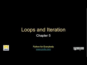Chapter 5 - Loops and Iteration