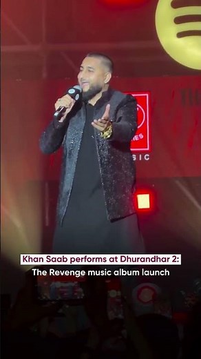 Khan Saab performs at Dhurandhar 2: The Revenge music album launch
