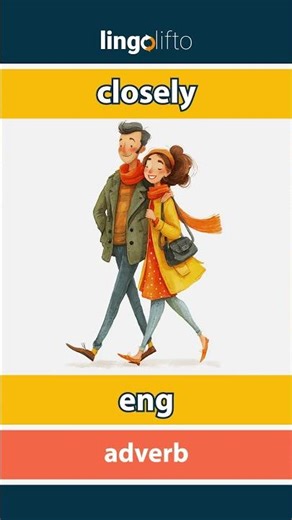 🇬🇧🇩🇪 closely - eng : learn English : Lernen wir Englisch : vocabulary builder