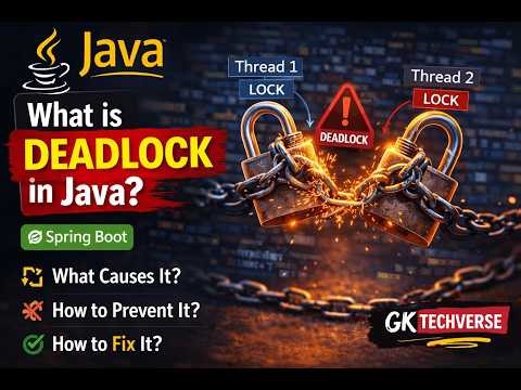 Deadlock in Java Explained (Why Threads Wait + Real Banking Example) | GK TechVerse
