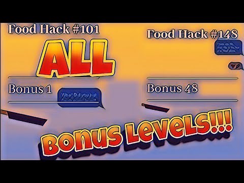 *ALL* Bonus Levels in Bacon - The Game