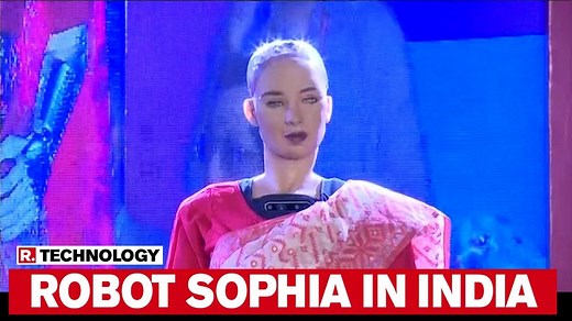 24K views · 282 reactions | India welcomes Robot Sophia for the...