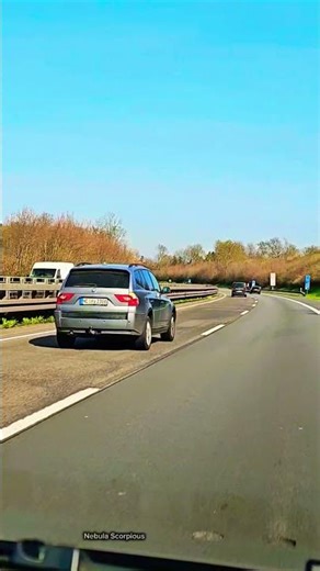 Moderate Traffic Flow On Autobahn A61