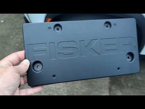 Fisker Ocean Front License Plate Mount Install