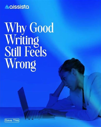Your writing can be 100% grammatically correct…and still feel completely wrong.