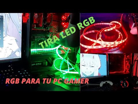TIRA LED RGB PARA TU GABINETE | COMO CONECTAR A LA PLACA MADRE DE TU PC GAMER.