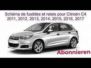 Where are the fuses located in the Citroën C4?