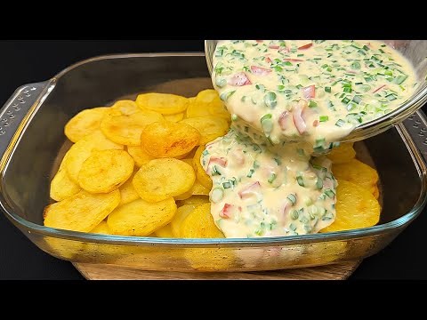 The most delicious recipe with potatoes! You'll cook it every day! Dinner in 10 minutes