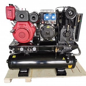 [Hot Item] 3 in 1 Diesel Portable Air Compressor Welding Generator Piston Air Compressor
