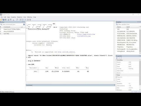 Converting Numerical Variable to Categorical variable in STATA
