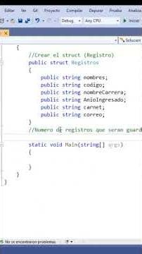 ejemplo struct en c# #2026 #programacion #cmd