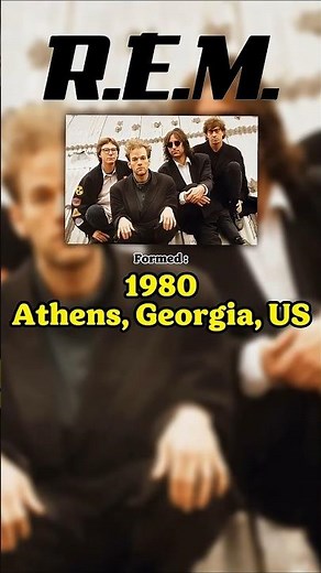 R.E.M Band Profile #R.E.M #REM #musichistory #music