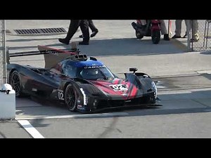 Acura and Cadillac LMDh Prototypes Testing at Daytona